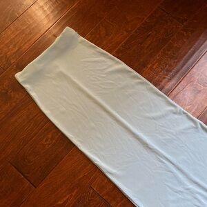 Elegant Light Blue Maxi Skirt